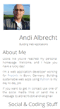 Mobile Screenshot of andialbrecht.de